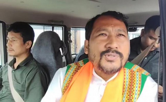 Tripura Strike : BJP MDC accused Tipra Motha Leadership of Conspiring against Government to Paralyze the Economy Tripura Strike : BJP MDC accused Tipra Motha Leadership of Conspiring against Government to Paralyze the Economy